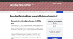 Desktop Screenshot of connecticutregisteredagent.com